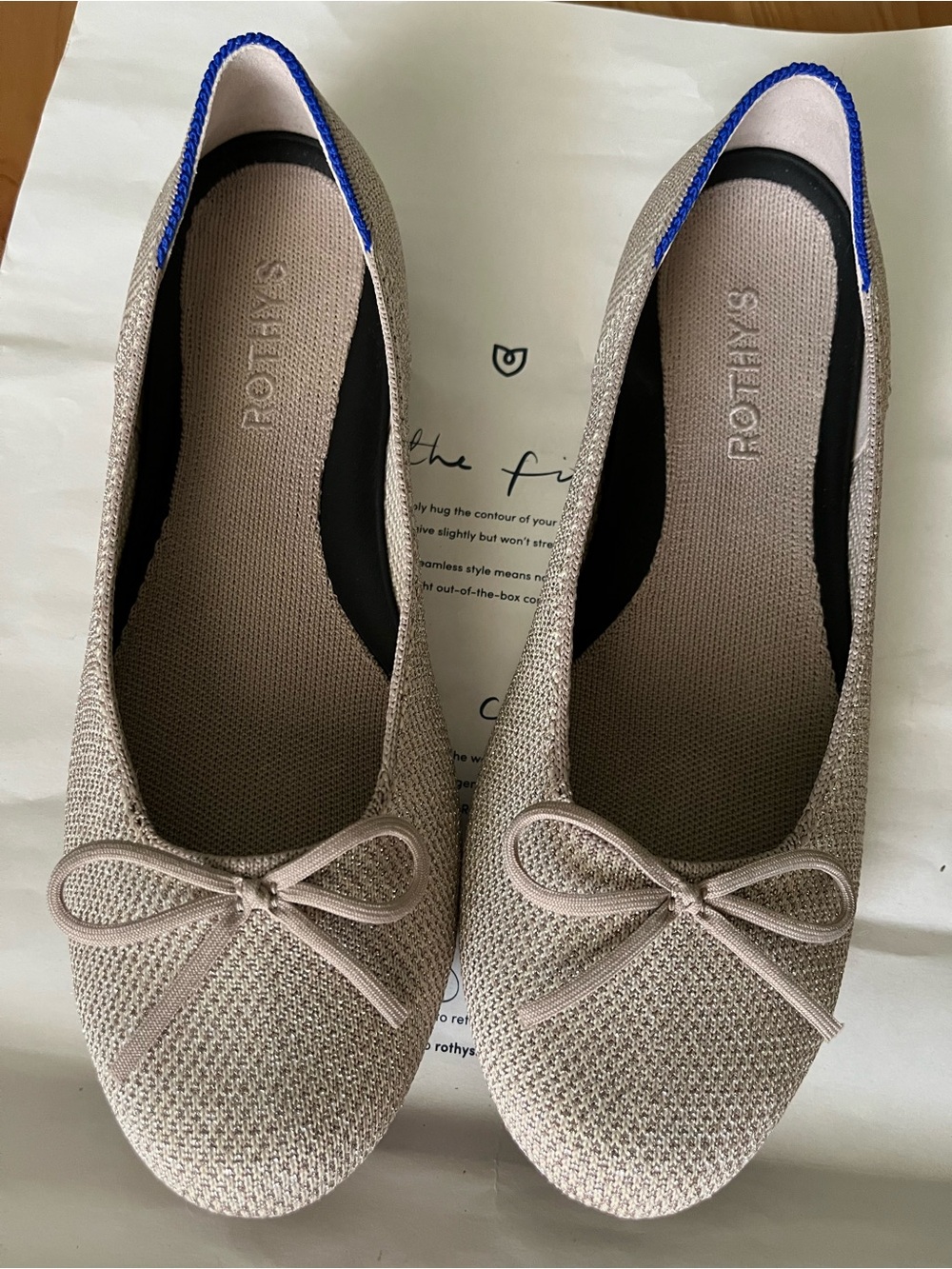Rothy’s Metallic Ballet Flats - Picture 2 of 9